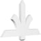 Ekena Millwork Redmond Architectural Grade PVC Gable Bracket, 36"W x 22 1/2"H x 2"D x 4"F, 15/12 Pitch GBP036X23X0204RED00 - alternate 1